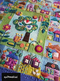 Wool Applique Quilts, Quilt Room, Flannel Quilts, Butterfly Quilt, Applique Quilt Patterns, Crazy Patchwork, Applique Quilting, Patchwork Top, House Quilts