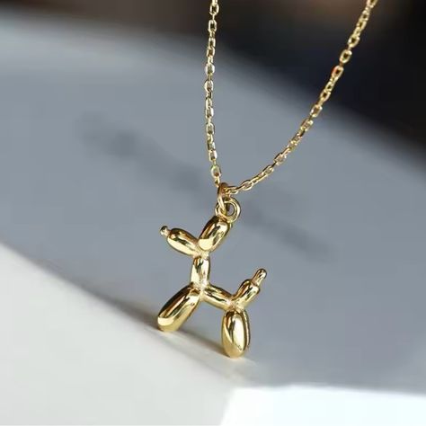 New Stainless Steel Gold Plated Nice Packaging Fast Shipping Nice Packaging, Balloon Dog, Dog Pet, Dog Puppy, Puppy Dog, Red Gold, Dogs And Puppies, Women's Jewelry, Gold Plate