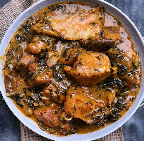 Bitterleaf Soup, Bitter Leaf Soup, Nigeria Food, African Recipes Nigerian Food, Nigerian Recipes, African Cooking, Nigerian Food, Cooking Together, Healthy Soup Recipes