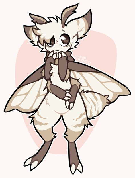 Moth Vtuber, Moth Type, Moth Fursona, Moth Drawings, Moth People, Bee Oc, Moth Oc, Moth Anthro, Anthro Moth