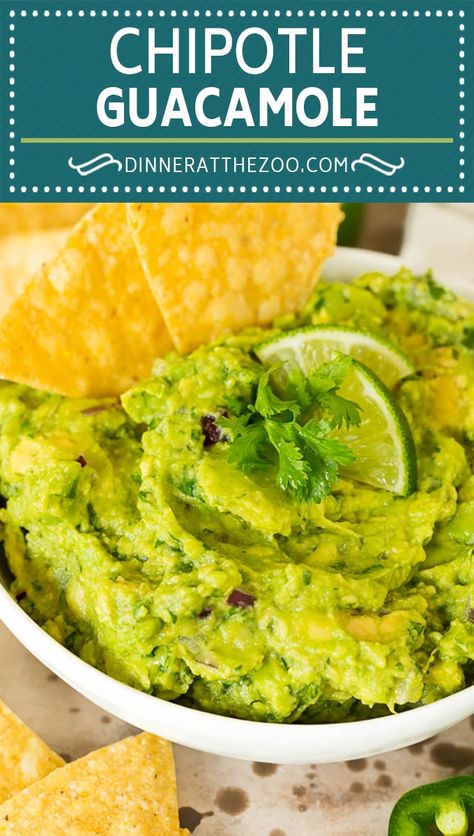 Chilis Guacamole Recipe, Guacamole Recipe Chipotle, Chipotle Guacamole Recipe, Chipotle Guacamole, Guacamole Recipes, Mexican Guacamole, Dude Food, 2023 Recipes, Traditional Mexican Food