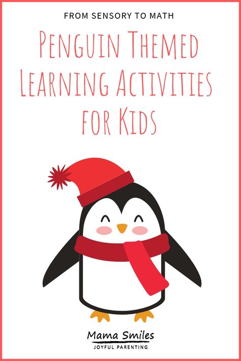 Penguin themed learning activities for kids. #ece #preschool #penguins #kidsactivities March Of The Penguins, Penguin Activities, Learning Activities For Kids, Penguin Theme, Toddler Curriculum, Slime Recipes, Winter Activities For Kids, Winter Preschool, Invitation To Play