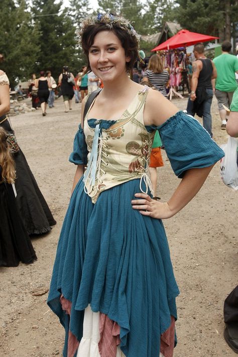 50 Best Costumes of the Colorado Renaissance Festival | Denver | Slideshows | Denver News and Events | Westword Blue Renfaire Outfit, Diy Rennaisance Costume, Rennaisance Faire Outfit Diy, Rennaisance Faire Outfit, Renassiance Fair Outfits, Rennaisance Outfits, Larkspur Drawing, Renn Faire Costume, Fest Aesthetic