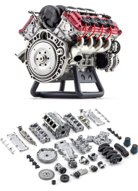 Engine Model Kit, Model Engine Kits, Rc Cars For Sale, Model Cars Kits, Race Engines, Combustion Engine, V8 Engine, Kit Cars, Rc Toys