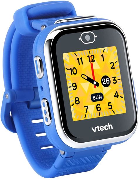 Amazon.com: VTech KidiZoom Smartwatch DX3, Blue : Toys & Games Kidizoom Smartwatch, Blue Toys, Best Fitness Watch, Smartphone Gadget, Custom Clocks, Two Player Games, Fitbit Watch, Camera Flash, Kids Watches