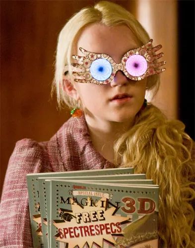 Luna Lovegood Spectrespecs, Luna Lovegood Glasses, Percy Weasley, Harry Potter Luna Lovegood, Film Trailer, Harry Potter Cosplay, Anniversaire Harry Potter, Harry Potter Costume, George Weasley