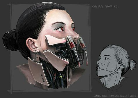 Cyborg Vampire Cyberpunk 2020, Cyberpunk Rpg, Cyborgs Art, Arte Robot, Cyberpunk Aesthetic, Arte Cyberpunk, Cyberpunk Character, Robots Concept, Robot Concept Art