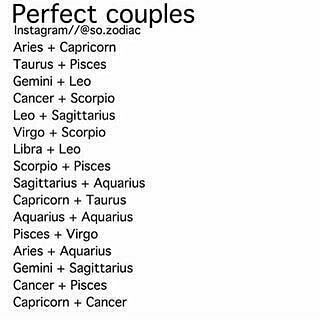 Perfect Zodiac Couples, Capricorn Matches, Zodia Pești, Aries Capricorn, Find Your Zodiac Sign, Sagittarius Gemini, Taurus Pisces, Zodiac Couples, Pisces Virgo