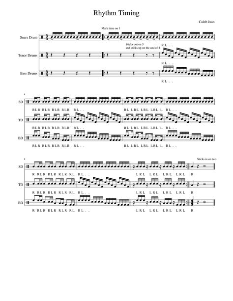 Rhythm Timing Sheet music for Snare drum, Tenor drum, Bass drum (Percussion Trio) | Musescore.com Snare Drum Sheet Music, Tenor Drum, Marching Snare, Percussion Music, Easy Sheet Music, Drums Sheet, Drum Sheet Music, Inspirational Board, Drum Music