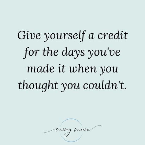 You have to give yourself more credit. Make it a habit that you find every day something to give yourself credit for and celebrate your wins whether big or small. Celebrating your achievements will give you a sense of accomplishment. ✨✨✨ Sense Of Accomplishment Quotes, Giving Credit Where It's Due Quotes, Celebrate Achievement Quotes, Small Accomplishments Quotes, Counting Down The Days Quotes, Celebrating Small Wins Caption, Celebrate Your Wins Quote, Small Achievements Quote, Celebrate Your Accomplishments Quotes