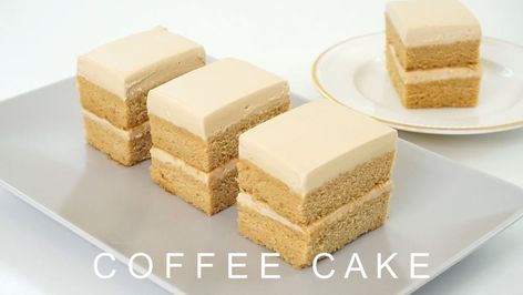 Coffee Sponge Cake Recipe, Coffee Sponge Cake, Dainty Desserts, Cake With Coffee, The Point Of No Return, Cake Coffee, Sponge Cake Recipes, Salty Cake, Zucchini Cake