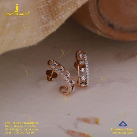 Daily Wear Earrings Gold, Daily Wear Earrings Gold Indian, Earrings Gold Indian, Earrings With Price, Bridal Jewelry Ideas, Daily Wear Earrings, Diamond Earrings Indian, Simple Bridal Jewelry, Small Earrings Gold