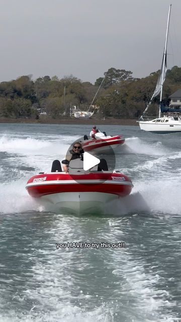 Visit Myrtle Beach on Instagram: "NEW MUST-TRY ACTIVITY IN MYRTLE BEACH, SC: Seakart Adventure! 🌊 Enjoy cruising through Murrells Inlet aboard a unique 3-seat jet ski boat hybrid, the only one of its kind in the United States!

#visitmyrtlebeach #myrtlebeach #murrellsinlet #outdooractivities #seakart #uniqueactivities #placestovisit #travel #watersports #adventure #funthingstodoinmyrtlebeach #fun #cool #boat #trending #reels #thingstodoinmyrtlebeach #southcarolina #familyactivities #cool #vacation #springbreak" Ski Boats, Murrells Inlet, Trending Reels, Cool Boats, Myrtle Beach Sc, Jet Ski, Myrtle Beach, Family Activities, Water Sports