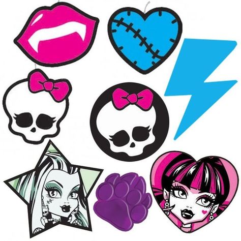 Monster High Printables, Party Games Birthday, Games Birthday Party, Mini Character, Monster High Birthday Party, Carnival Parties, Birthday Christmas Party, Slumber Party Games, Monster High Pictures