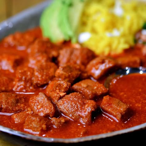 Pork Chile Colorado Asado Recipe | 24Bite® Recipes Pork Chile Colorado, Arnie Tex Recipes, Mexican Asado Recipe, Easy Chili Colorado Recipe, Chili Colorado Recipe, Colorado Beef, Pork Asado, Mexican Pork Recipes, Guisado Recipe