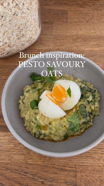 Savoury Oats Recipes, Savoury Oats, Savoury Oatmeal, Savory Oats, Savory Oatmeal Recipes, Spinach Mozzarella, Savory Oatmeal, Brunch Inspiration, Healthy Protein Meals