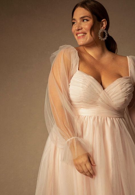 Bridal by ELOQUII Off The Shoulder Empire Mini Dress Eloquii Bridal, Plus Size A Line Wedding Dresses, Plus Size Reception Dress, Plus Size Elopement Dress, Courthouse Wedding Dress Short, Boho Elopement Dress, Curvy Wedding, Courthouse Wedding Dress, White Bridal Shower