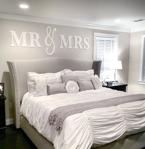 Married Decor, Bed Wall Decor, Bedroom Decor For Couples, Above Bed Decor, Bedroom Walls, Above Bed, Bedroom Wall Decor, Couple Bedroom, Bed Wall