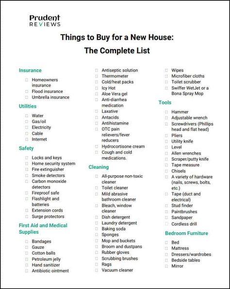 New House Essentials, First Home Essentials, First Home Checklist, Moving House Tips, Buying First Home, New Home Essentials, House Checklist, Home Checklist, New Home Checklist