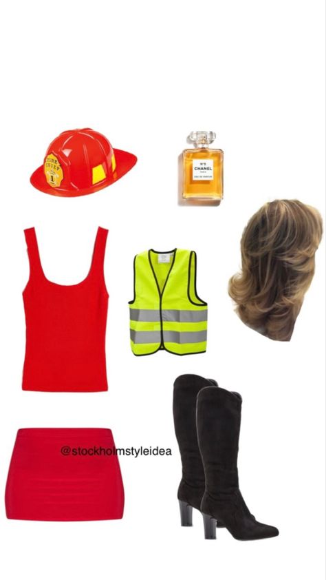 Fighter Halloween Costume Woman, Carnaval Outfit, Trio Costumes, Firefighter Costume, Classy Halloween Costumes, Pretty Halloween Costumes, Halloween Costumes Friends, Halloween Costume Outfits, Halloween Costumes Makeup