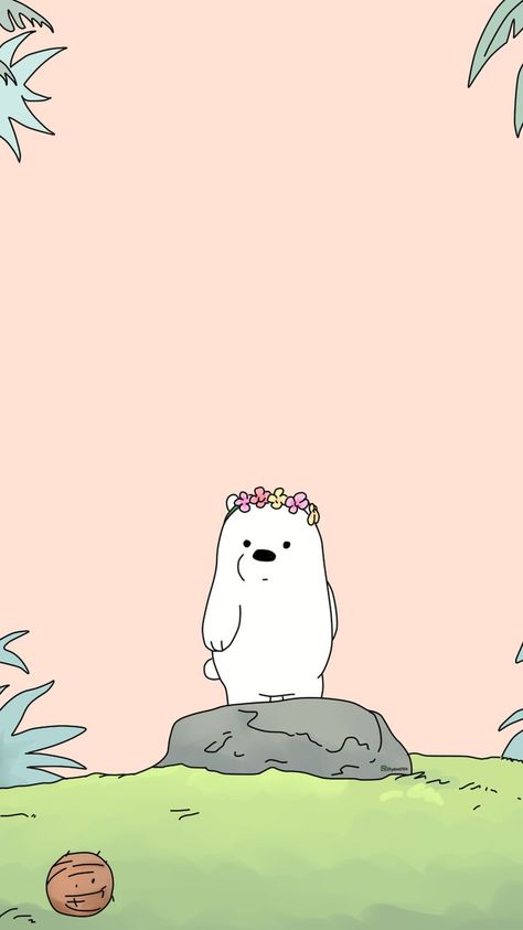 Beruang Grizzly, Polar Bear Drawing, Ice Bear We Bare Bears, We Bare Bears Wallpapers, Ice Bear, Karakter Disney, Ice Bears, 강아지 그림, Funny Iphone Wallpaper