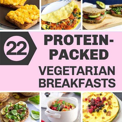 Breakfast Ideas Vegetarian, High Protein Vegetarian Breakfast, Spinach And Eggs Breakfast, Vegetarian Breakfasts, High Protein Vegetarian, Vegetarian High Protein, High Protein Dishes, Protein Vegetarian, High Protein Vegetarian Recipes