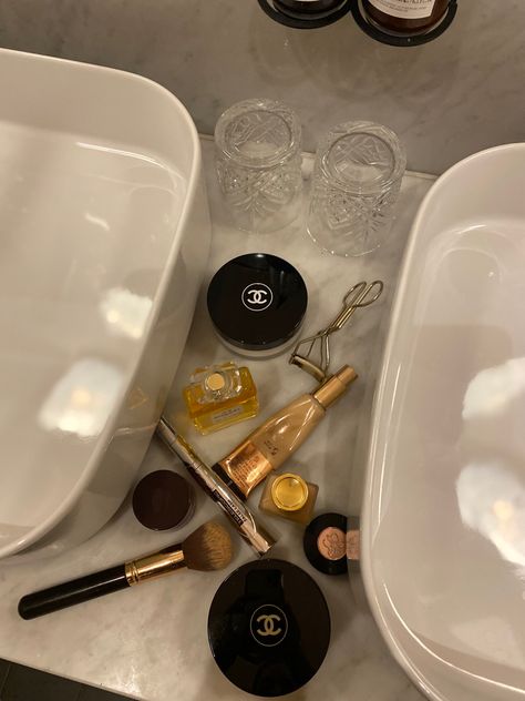 Make up 
Chanel make up 
Aesthetic beauty 
Bathroom aesthetic Makeup Bathroom Aesthetic, Chanel Bronzer Aesthetic, Makeup Counter Aesthetic, Makeup Counter, Foul Play, Super Rich Kids, Vogue Beauty, Chanel Makeup, Victoria Secret Fashion