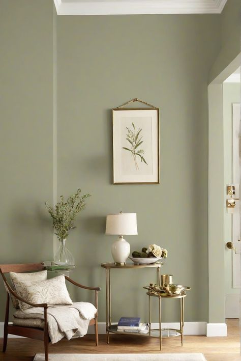 home interior design, interior design space planning, designer wall paint, home paint colors Svelte Sage Sherwin Williams, Sage Painting, Green Wall Paint Colors, Svelte Sage, Sage Green Paint Color, Sage Green Living Room, Light Green Walls, Green Painted Walls, Paint Guide