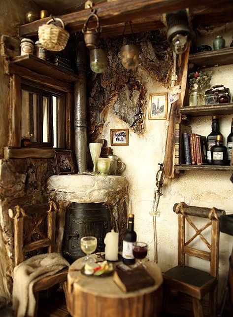 Witchy Cottage, Witch Hut, Witches Cottage, Witch Room, Cottage Witch, Witch Cottage, Fairytale Cottage, Cottage Interior, Cottage In The Woods