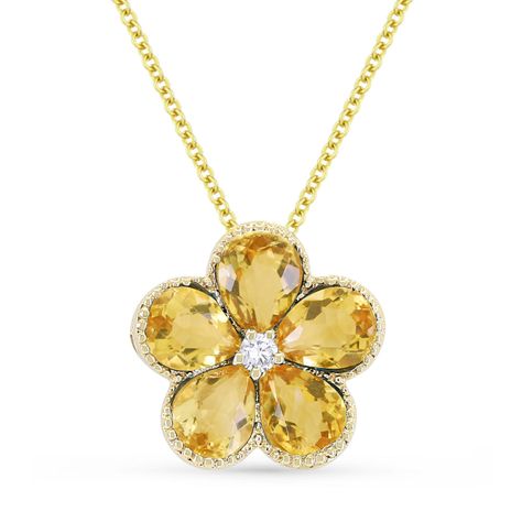 Stone Type - CitrineStone Weight - 1.17 ctMetal Type - Yellow Gold 14KMetal Weight - 1.1gNecklace Length - 16" Citrine, Womens Jewelry Necklace, Jewelry Necklaces, Yellow Gold, Women Jewelry, Stone, Yellow, Gold