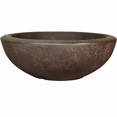 Large Bowl Planters, Rustic Bowl, Bowl Planter, Planter Pots Outdoor, Outdoor Pots, Rustic Brown, At Home Store, Large Bowl, Newport