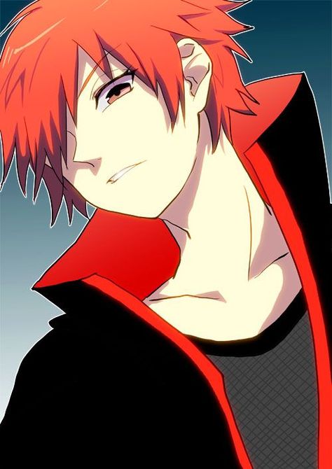 He looks adorable in my opinion ^•^ Akatsuki Family, Sasori Akatsuki, Naruto Collection, Naruto Boys, Kakashi Sensei, Naruto Boruto, Seven Deadly Sins Anime, Naruto Series, Naruto Funny