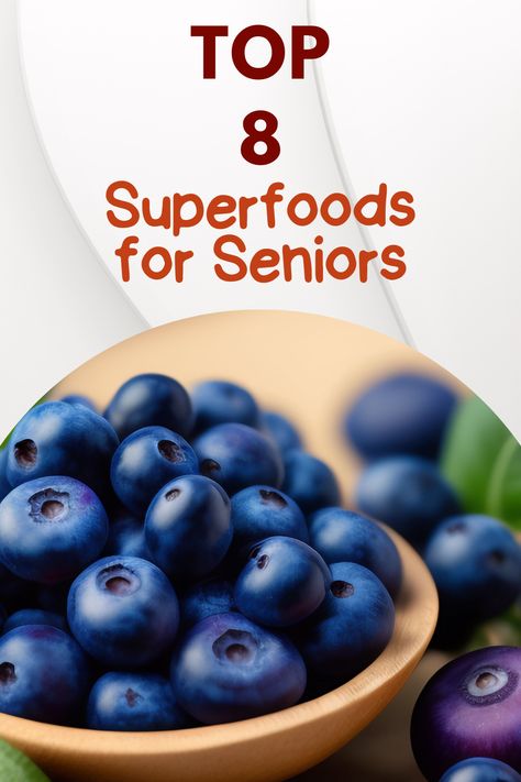 Superfoods for Seniors Nutrition For The Elderly, Meals For Elderly People, Snacks For Seniors, Meals For Seniors, Best Foods For Energy, Senior Meals, Healthy Food Chart, Soft Foods Diet, Energy Boosting Foods