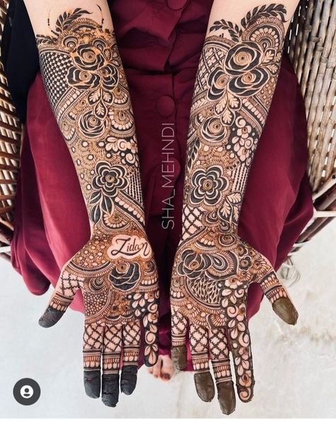 Full Hand Henna, Hena Designs, Simple Mehendi Designs, Eid Festival, Very Simple Mehndi Designs, Simple Mehndi Designs Fingers, Full Mehndi Designs, Cotton Saree Designs, Stylish Mehndi Designs