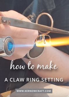 Stone Settings Jewelry, Silversmithing Jewelry, Silversmith Jewellery, Metal Jewelry Making, Silver Smithing, Claw Ring, Metalsmithing Jewelry, Soldering Jewelry, Metal Smithing