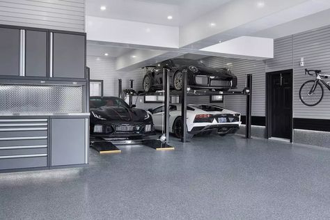 Car Lift Garage, Garage Car Lift, 4 Post Car Lift, Warehouse Living, 5 Car Garage, Garage Lift, Garage Guest House, Garage Car, Car Barn