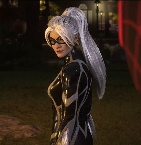 #spiderman2 #spiderman #feliciahardy #blackcat #ps5 Insomniac Black Cat, Black Cat Spiderman Ps4, Black Cat Marvel Spiderman, Black Cat Icon, Marvel Female Characters, Spiderman Black Cat, Icons Marvel, Spider Man Ps4, Felicia Hardy