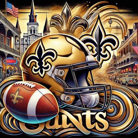 New Orleans Saints Wallpaper, Saints Wallpaper, Taco Bar Wedding, Saints Logo, New Orleans Saints Logo, Nfl Saints, Rhinestone Designs Templates, Lsu Tigers Football, New Orleans Saints Football