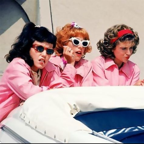 Pink Ladies for #FriendshipFriday Grease Aesthetic, Pink Ladies Grease, Grease Movie, I Love Cinema, 80s Aesthetic, Pink Lady, Iconic Movies, Retro Aesthetic, Aesthetic Vintage