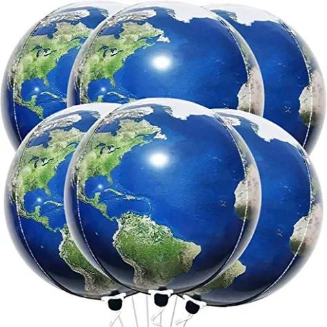 Bon Voyage Party Decorations, Earth Day Decorations, Travel Theme Party Decorations, Globe Balloons, Travel Party Decorations, Galaxy Balloons, Travel Theme Party, Bon Voyage Party, Retirement Decorations