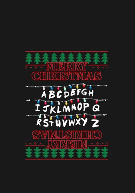 Christmas Stranger Things Wallpaper, Stranger Things Christmas Wallpaper, Christmas Stranger Things, Wallpaper Stranger Things, Stranger Things Christmas, Things Wallpaper, Diy Screen, Diy Screen Printing, Christmas Phone Wallpaper