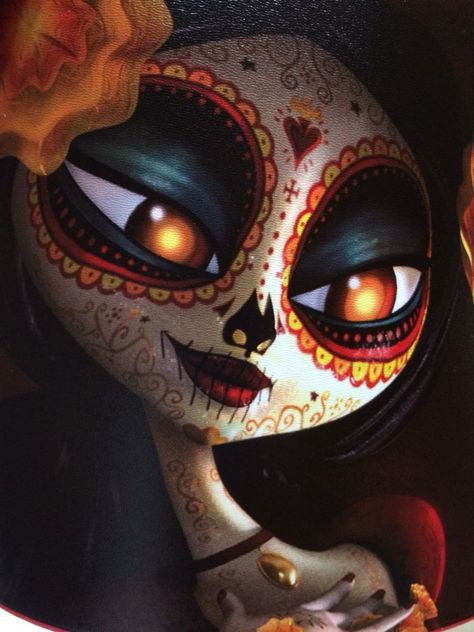 Catrina Painting, La Catrina Art, La Muerte Book Of Life, Book Of Life Movie, Sugar Skull Artwork, Vampire Bride, Education Art, Day Of The Dead Art, Sugar Skull Makeup