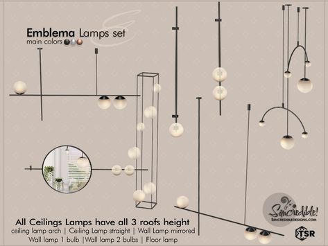 The Sims Resource - Emblema Lamps [Patreon] Sims 4 Laser Light Cc, Sims 4 Cc Outside Lights, Sims 4 Lights Patreon, Sims 4 Light Cc Patreon, Sims 4 Cc Chandelier Patreon, Sims Lighting Cc, Sims 4 Cc Lamp Patreon, Lamps Sims 4 Cc, Sims Lights Cc