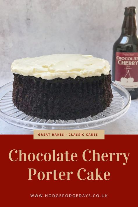 About 15 years ago I had my first slice of chocolate stout cake in a café in Didsbury. It was probably the best cake I'd ever eaten and I once I started baking regularly, I wanted to make one for myself. I've baked this cake many times now, each time with a different stout or porter. It's such a rich, delicious cake and really very simple to make. Porter Cake, Best Cake, Cute Baking, Delicious Cakes, Classic Cake, Xmas Food, Delicious Cake, Upside Down Cake, Sugar Cravings