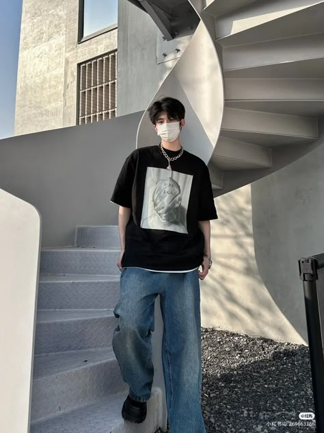 Outfits Masc, Boys Streetwear, Korean Street Fashion Men, Ootd Korean Style, Chinese Fashion Street, Men Stylish Dress, Guys Clothing Styles, Boys Summer Outfits, Future Outfit