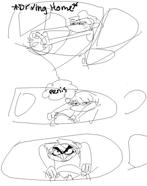 Goofy Drawing, Magnum Opus, Mini Comic, Funny Doodles, Silly Images, Silly Pictures, Reaction Images, Stick Figures, Reaction Memes