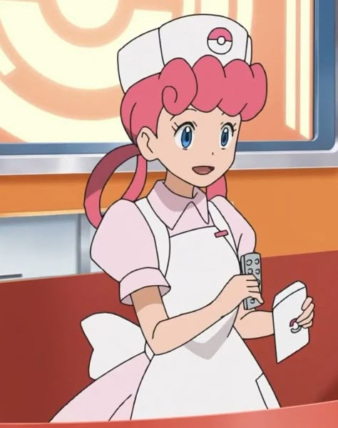 Nurse Joy Fanart, Hear Me Out Characters Girl, Nurse Pokemon, Nurse Joy Pokemon, Pokemon Nurse Joy, Nurse Joy Cosplay, Anime Nurse, Nurse Character, Joy Costume