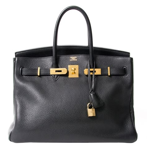 Black Birkin Bag, Hermes Birkin 35 Black, Black Birkin, Birken Bag, Birkin 35 Black, Hermes Birkin 35, The Perfect Guy, Top Handle Bags, Bags Aesthetic