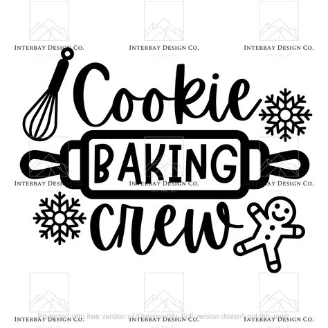 Baking Crew Svg, Christmas Baking Svg, Pot Holder Svg, Baking Svg, Cookie Baking Crew, Fall Clip Art, Christmas Pots, Matching Christmas Shirts, Silhouette Christmas