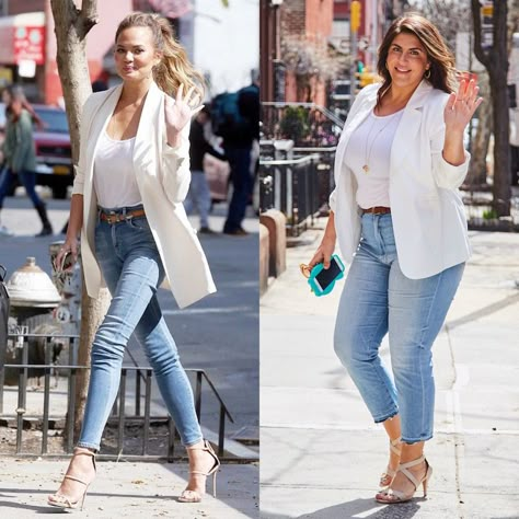 Plus-koon Muoti, Dress Like Celebrity, Steal Her Style, Look Plus Size, Casual Day Outfits, Chrissy Teigen, Fashion Blogger Style, Jennifer Garner, Reese Witherspoon